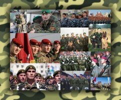 Цвета беретов и тельняшек в российской армии